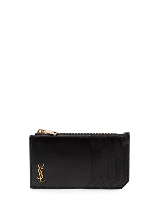 Leather card case SAINT LAURENT | 62989902G0W1000